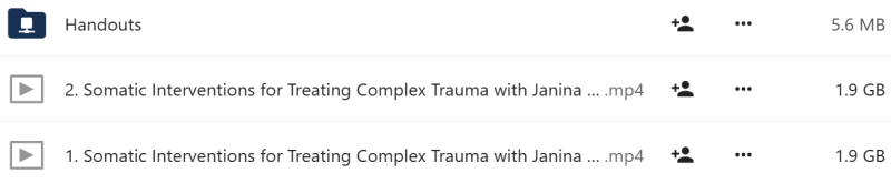 Janina Fisher - Somatic Interventions for Treating Complex Trauma