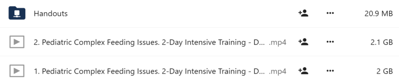 Jessica Hunt - Pediatric Complex Feeding Issues 2-Day Intensive Training