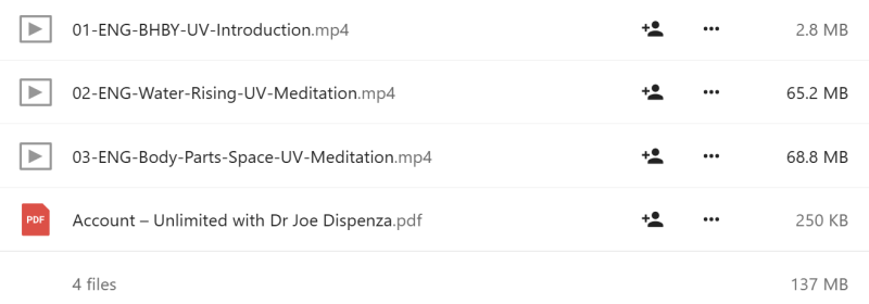 Joe Dispenza - Meditations for Breaking the Habit of Being Yourself