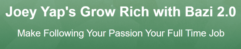 Joey Yap - Grow Rich with Bazi 2.0