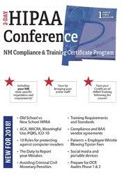 Joseph Borich III - Two-Day HIPAA Conference Compliance and Training Certificate Program
