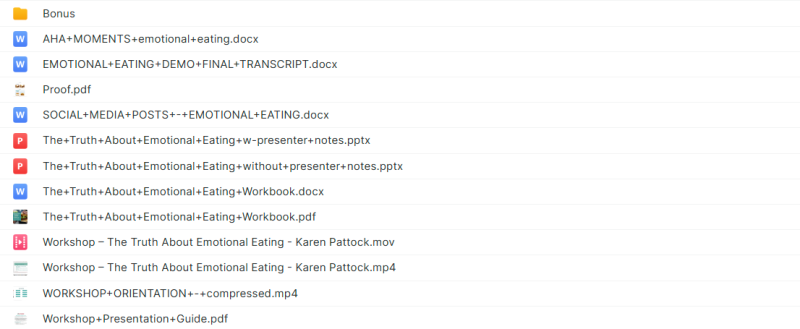 Karen Pattock - The Truth About Emotional Eating