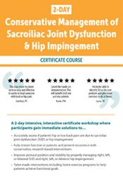 Kyndall Boyle - 2 DAY Conservative Management of Sacroiliac Joint Dysfunction & Hip Impingement
