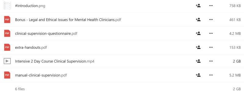 Lois Ehrmann - Intensive 2 Day Course Clinical Supervision
