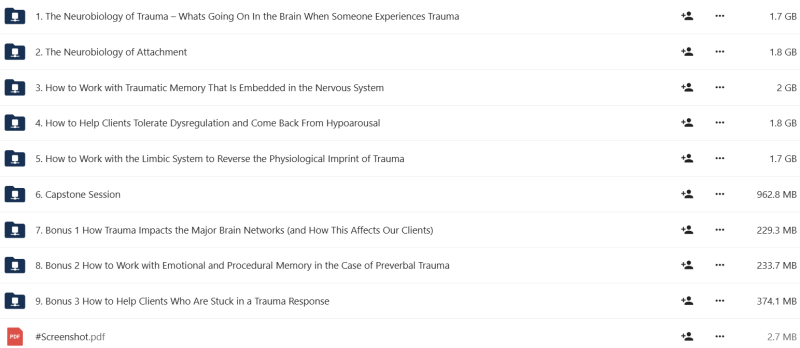 NICABM - The Treating Trauma Master Series
