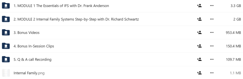 Richard Schwartz & Frank Anderson - Internal Family Systems