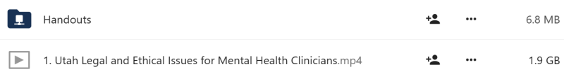 Susan Lewis - Utah Legal and Ethical Issues for Mental Health Clinicians