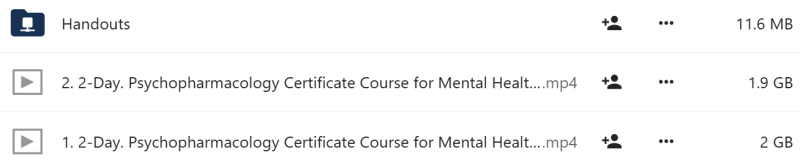 Susan Marie - 2-Day Psychopharmacology Course for Mental Health Clinicians