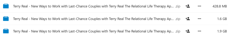 Terry Real - New Ways to Work with Last-Chance Couples with Terry Real: The Relational Life Therapy Approach to Couples Therapy