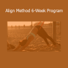 Aaron Alexander teaching the Align Method 6-Week Program for posture, mobility, and body alignment