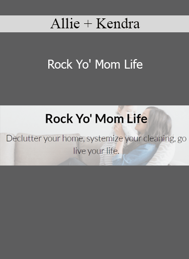 Allie and Kendra presenting Rock Yo' Mom Life course on empowered motherhood, mindset, and lifestyle transformation