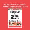 Dr. Anne Procyk presenting a 3-day comprehensive course on the impact of nutrition on mental health and brain function