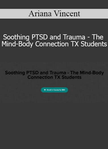 Ariana Vincent teaching techniques to soothe PTSD and trauma through the mind-body connection for Texas massage therapy students