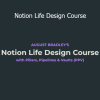 August Bradley presenting the Notion Life Design Course for productivity, clarity, and intentional living