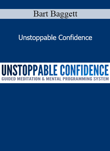 Bart Baggett presenting Unstoppable Confidence course on mindset mastery, self-esteem, and persuasive communication