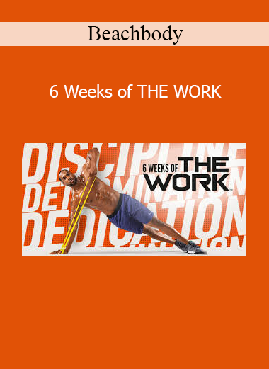 Beachbody trainer leading an intense workout session from 6 Weeks of THE WORK program