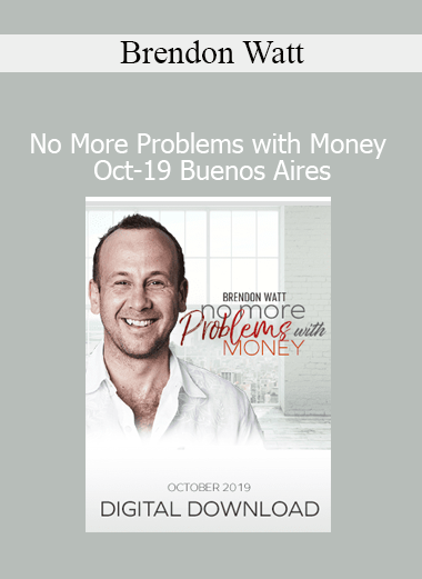Brendon Watt presenting money mindset tools and energetic clearing in Buenos Aires during No More Problems with Money event