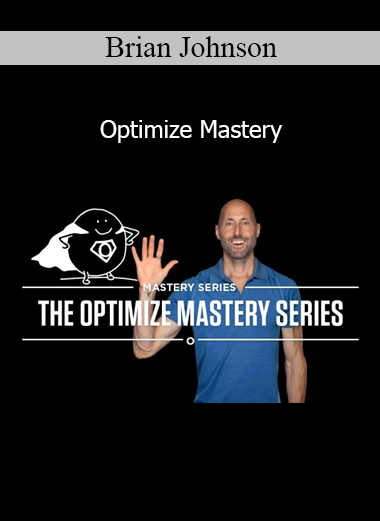 Brian Johnson presenting Optimize Mastery program for personal excellence and high-performance living