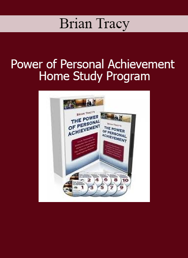 Brian Tracy presenting Power of Personal Achievement Home Study Program on goal setting, mindset, and personal success strategies