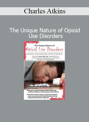 Charles Atkins presenting The Unique Nature of Opioid Use Disorders training for addiction specialists