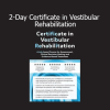 Colleen Sleik demonstrating vestibular rehabilitation techniques during a 2-day certification training for clinicians