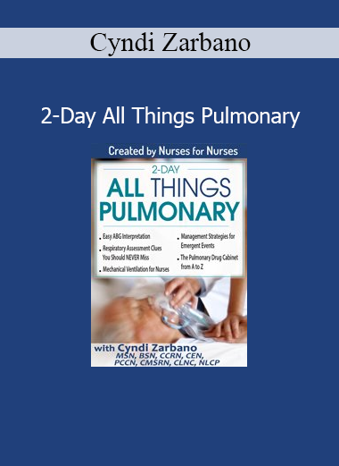 Cyndi Zarbano teaching comprehensive pulmonary care strategies in a 2-day clinical training