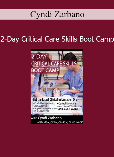 Cyndi Zarbano teaching essential critical care procedures during a 2-day intensive boot camp for healthcare professionals