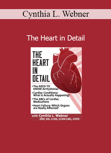 Cynthia L. Webner presenting The Heart in Detail training for mental health and therapy professionals