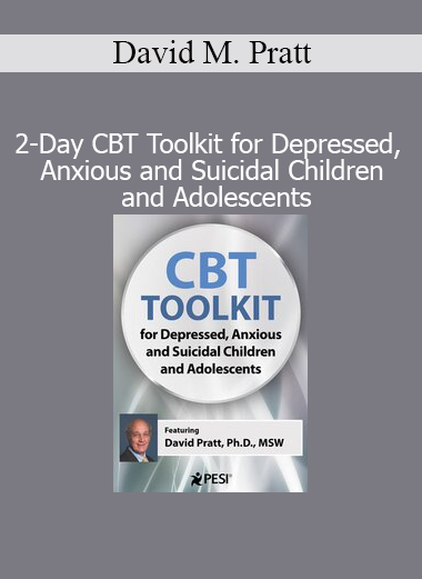 David M. Pratt teaching CBT tools to treat depression, anxiety, and suicidal ideation in youth during a 2-day intensive course