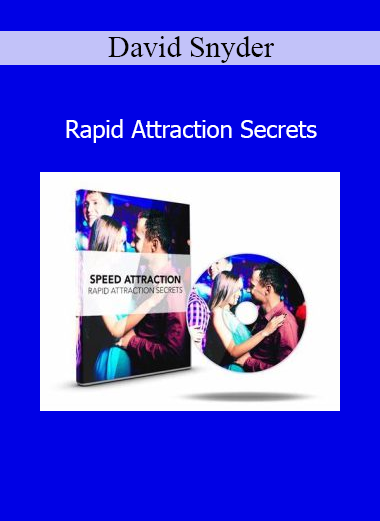 David Snyder teaching Rapid Attraction Secrets course on influence, charisma, and subconscious connection