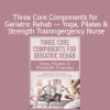 Deanna Lesmeister presenting Three Core Components for Geriatric Rehab – Yoga, Pilates & Strength Training
