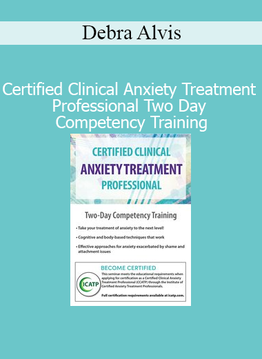 Debra Alvis teaching clinical anxiety treatment strategies during a two-day professional certification training