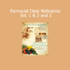 Don Tolman presenting the Farmacist Desk Reference Volumes 1, 2, and 3 on whole-food healing, natural remedies, and self-care wisdom