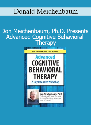 Dr. Donald Meichenbaum presenting advanced cognitive behavioral therapy techniques in professional training