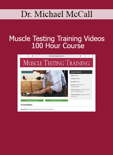 Dr. Michael McCall demonstrating advanced techniques in the Muscle Testing Training Videos 100 Hour Course for practitioners and healers