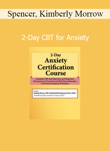 Elizabeth DuPont Spencer and Kimberly Morrow leading a 2-day CBT training focused on treating anxiety disorders effectively