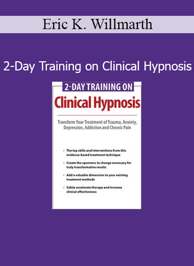 Eric K. Willmarth teaching clinical hypnosis techniques during a 2-day intensive training for mental health professionals