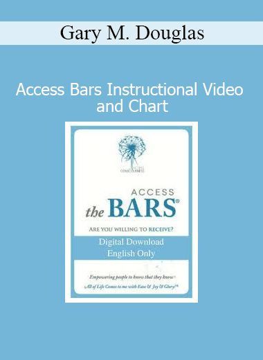 Gary M. Douglas demonstrating Access Bars technique with instructional video and chart