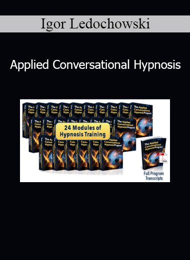Igor Ledochowski teaching Applied Conversational Hypnosis techniques for influence and subconscious change