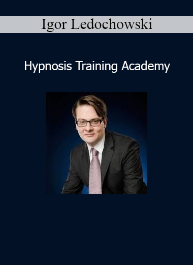Igor Ledochowski presenting the Hypnosis Training Academy platform for mastering conversational and covert hypnosis