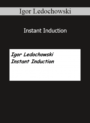 Igor Ledochowski demonstrating instant hypnosis inductions for rapid trance creation