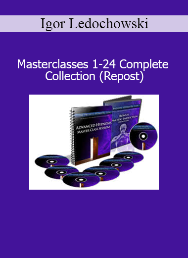 Igor Ledochowski teaching the complete Masterclass series 1-24 on advanced hypnosis techniques and influence strategies
