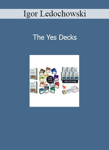Igor Ledochowski The Yes Decks persuasion cards for conversational hypnosis and unconscious agreement