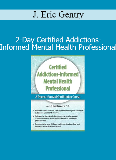 J. Eric Gentry teaching clinicians how to integrate addiction-informed approaches into mental health treatment during a 2-day certification course