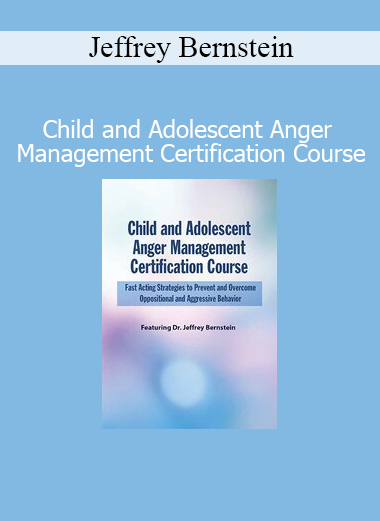 Jeffrey Bernstein teaching anger management strategies for children and teens in certification course