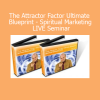 Joe Vitale presenting The Attractor Factor Ultimate Blueprint at the Spiritual Marketing LIVE Seminar for abundance and manifestation success