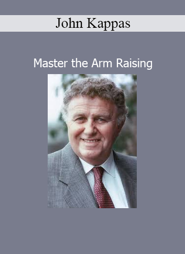 John Kappas’ Master the Arm Raising course teaches hypnotists how to perform and utilize the arm raising induction technique effectively