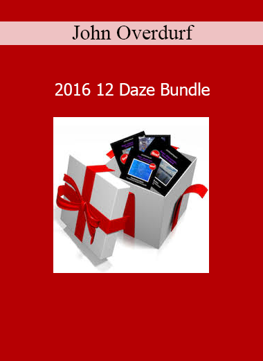 John Overdurf 2016 12 Daze Bundle course collection on NLP, hypnosis, and personal transformation