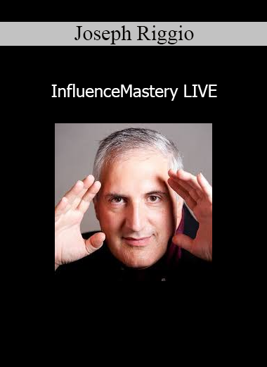Joseph Riggio teaching live Influence Mastery strategies for powerful communication and persuasion