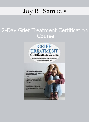 Dr. Joy R. Samuels guiding a 2-day certification course on grief counseling and treatment strategies